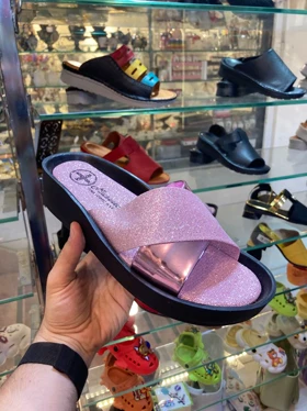 صندل زنانه مسعود مدل اکلیلی pink