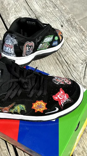 کتانی نایک اس بی دانک بدون ساق نیک فیس Nike SB Dunk Low Neckface
