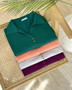 تیشرت یقه دار 18389