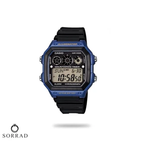 ساعت مچی دیجیتالی مردانه کاسیو | مدل CASIO AE-1300WH
