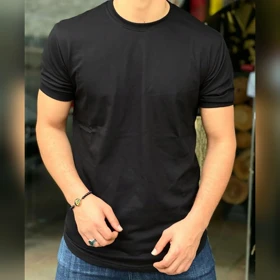 تیشرت اسلیم فیت کیفیت بالا بیسیک ساده با تضمین اورجینال دیلم