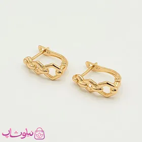 گوشواره دخترانه ژوپینگ مدل سه لوزی