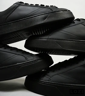 کفش کتانی مردانه چرمی مشکی ZARA