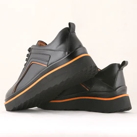 کفش روزمره زنانه چرم یلسان مدل میکسا کد 637-GN