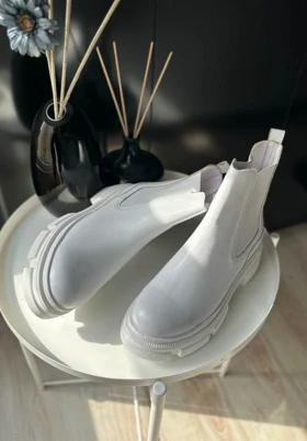 کفش نیم بوت زنانه مدل 00028 - Flat Ankle Boots