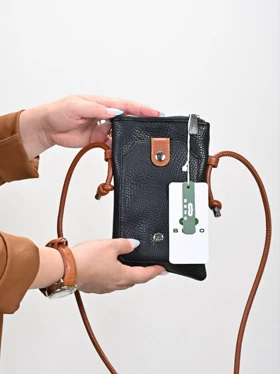 کیف موبایل زنانه بنو مدل پرنیان کد BENO 5099 (مشکی-نسکافه ای)