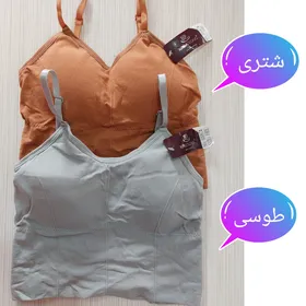 کراپ پشت بندی زنانه کاپ‌دار