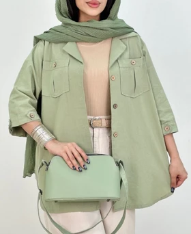 مانتو شومیزی لینن تویگا