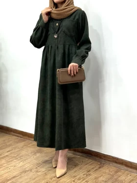 پیراهن مانتویی پاییزه ترگل 1