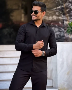 پیراهن مشکی بلندبلک_کد4334