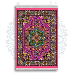 فرشینه از جنس پارچه هازان مخمل ترک طرح سنتی و مدرن برند دفه کد DDSS228