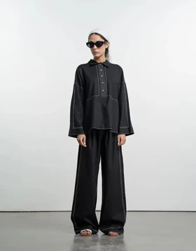 لینن دوخت تزیین دار