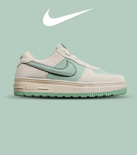 کفش مردانه و زنانه کرم سبز NIKE AIR FORCE مدل 6987