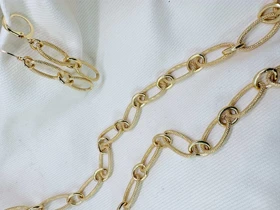 سرویس کامل برند شین مدل «حلقه‌های زرین» | ترکیب ساده و تراش‌دار با گارانتی 1 ساله