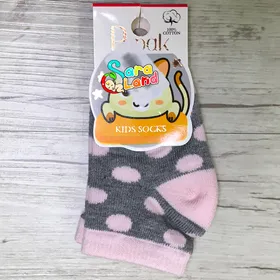 جوراب نوزادی دخترانه خالدار ساده پاپک