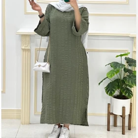 مانتو کفتان بلند زنانه کوک دوزی