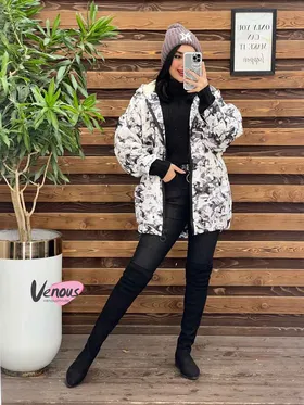 کاپشن آبرنگی جلوزیپ