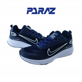 کفش رانینگ و اسپرت زنانه و پسرانه وارداتی برند نایکی nike مدل نوا سرمه‌ای کد 658