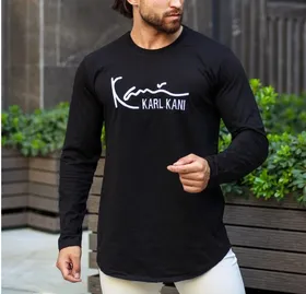 بلوز مردانه اسپرت karlkani کارل کانی رنگ مشکی
