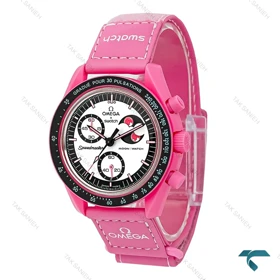 ساعت امگا سواچ ماموریت به ماه صورتی جدید Omega-7949-U