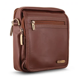 کیف دوشی چرم یلسان مدل رهی کوچک کد 009-BS