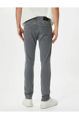 شلوار جین Skinny Fit - Michael Jean 4SAM40017ND