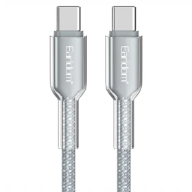 کابل دوسر تایپ سی ارلدام Earldom مدل EC-205C-C توان 60 وات یک متر