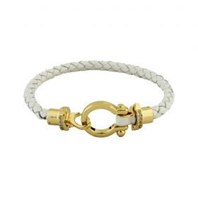 دستبند زنانه مدل اسپرت چرم