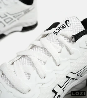 کفش کتانی مردانه سفید مشکی ASICS GORETEX