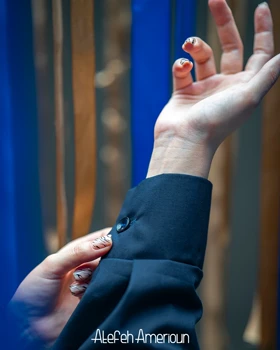 شومیز دامن سرمه