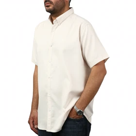 پیراهن آستین کوتاه ساده مردانه برند مد مدل 14112198