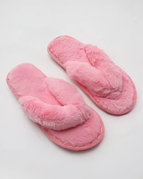 صندل زنانه انگشتی خزدار