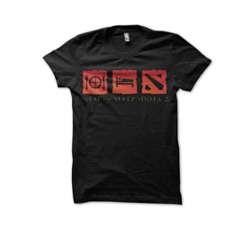 تیشرت طرح Eat Sleep Dota دوتا دو