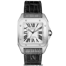 ساعت کارتیه سانتوس Cartier Santos 100-SBO
