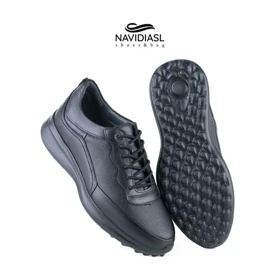 کفش مردانه چرم اسپرت طبی کد 6034029