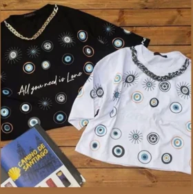 کراپ زنجیردار طرح چشم