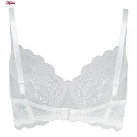 سوتین زنانه تور استرج لین مدل فنردار سفید کد 4680-614