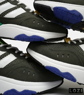 کفش کتانی مردانه سبز سفید آبی ADIDAS torsion