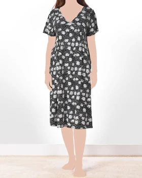 پیراهن آستین کوتاه مهوا زنانه