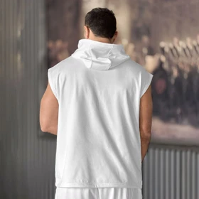 ست هودی و شلوارک بیسیک طوسی روشن