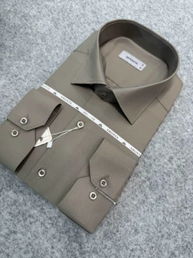 پیراهن ساده مردانه قواره کلاسیک _ استین بلند