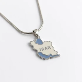 گردنبند زنانه و دخترانه نقشه ایران