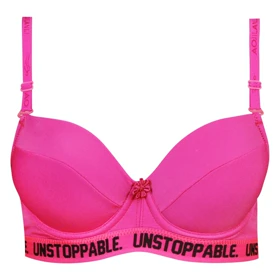 سوتین دکلته فنردار زنانه مدل پوش آپ سرخابی کد 4628