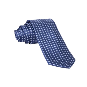 ست کراوات و پوشت چهارخونه آبی 98113