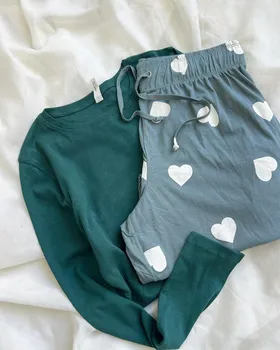 شلوار فاق بلند بیسیک نخ و پنبه h&m
