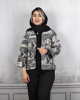 کت گلیمی بغل چاک‌دار زنانه 0827