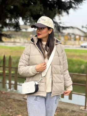 کاپشن کلاهدار آرشیدا ( ارسال رایگان )