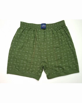 شورت مردانه نخ پنبه پادار سیلکا طرح هومن