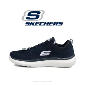 کتانی زنانه اسکچرز آبی تیره - Skechers Skech-Knit D.Blue