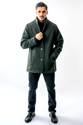 کت فوتر یقه ایستاده مردانه